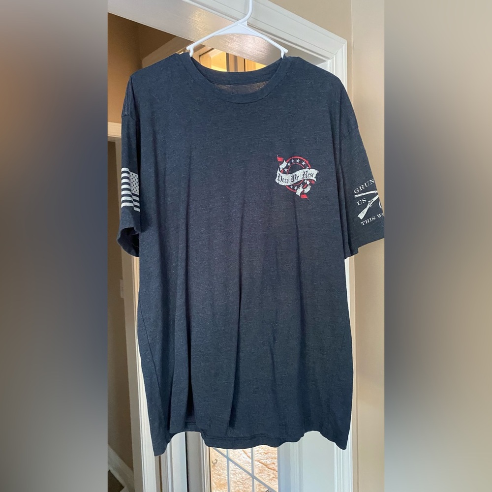 Grunt Style Dark Blue Patriotic Tee